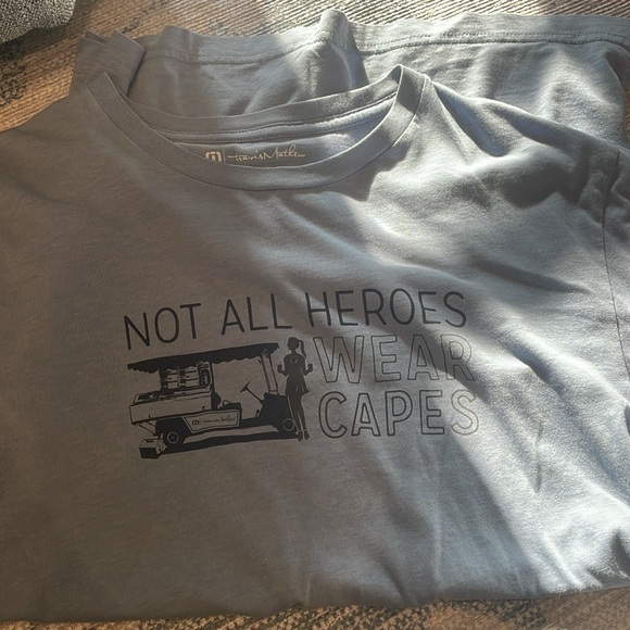 travis mathew not all heroes wear capes shirt - Picture 2 of 2